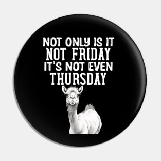 Hump Day Is Wednesday Not Only Is It Not Friday It's Not Even Thursday Pin