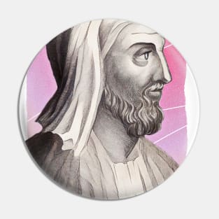 Greek Philosopher Plutarch illustration Pin