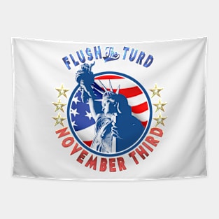 Flush the Turd November Third Tapestry