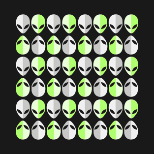 Alien Pattern T-Shirt