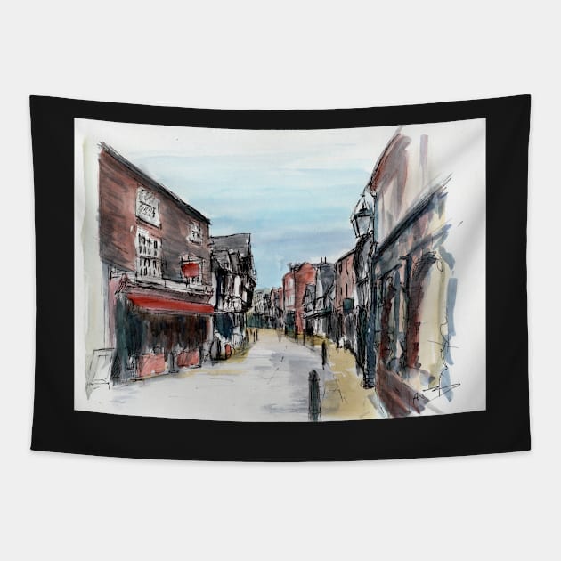 Friar Street, Worcester Tapestry by adam-bullock