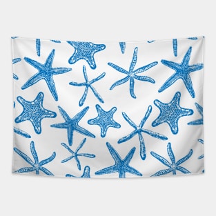 Sea stars in blue Tapestry