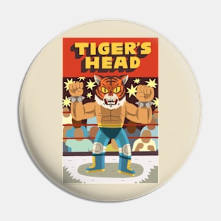 Tiger's Head Pin