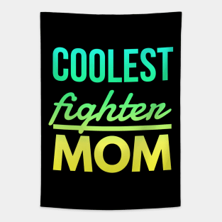 Woman Kickboxer Girl Kickboxer - Coolest Fighter Mom Tapestry