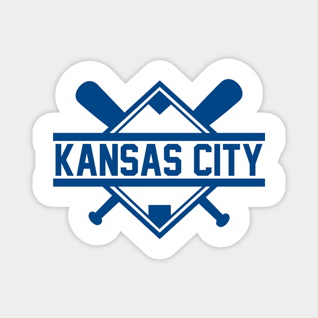 Kansas City Alternate Diamond Magnet by CasualGraphic