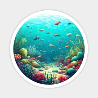Low Poly Sea Bottom Magnet