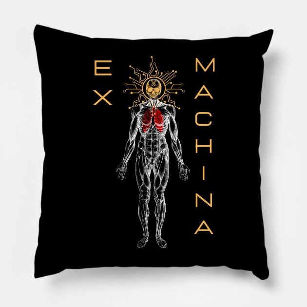 ex machina Pillow by Dark_Space