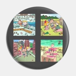 Earthbound Love Pin