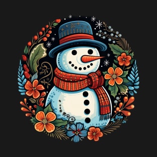 Cute Christmas Snowman T-Shirt