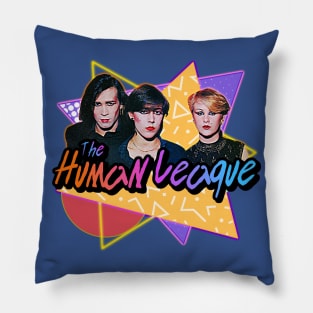 The Human League :: 80s Retro Style Design Pillow