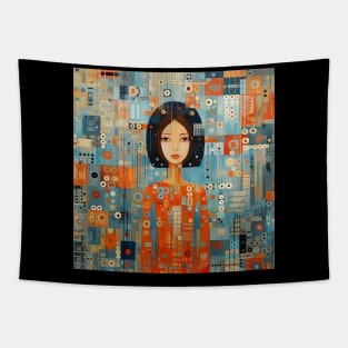 Surreal Girl Tapestry