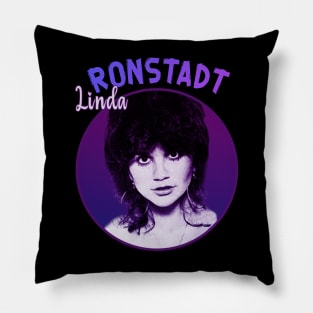 Linda Ronstadt - Retro Style Pillow