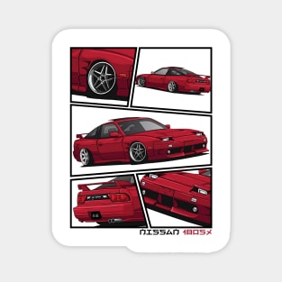 Nissan 180SX JDM Car Magnet