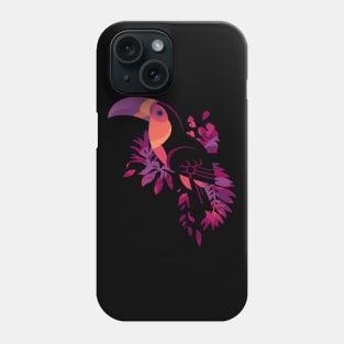 Toucan Silhouette 3 Phone Case