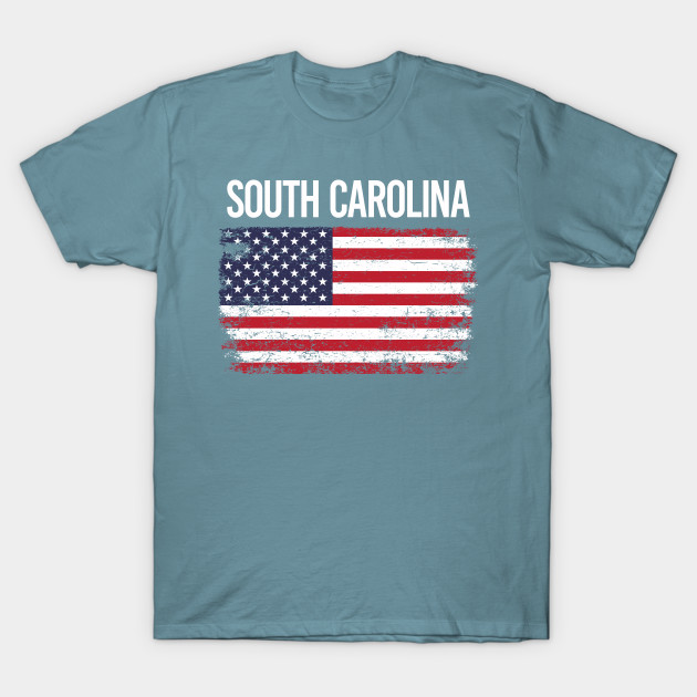 Disover The American Flag South Carolina - South Carolina - T-Shirt