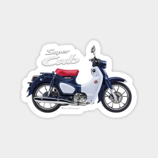 Honda Super Cub C125 19 blue, s Magnet