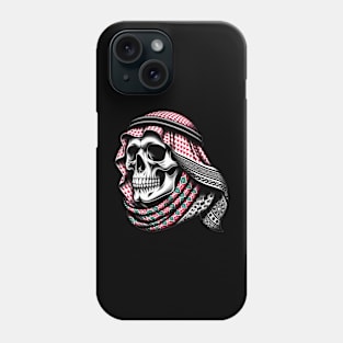 White Skull with Shamagh Phone Case