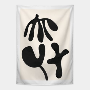 Abstract Modern Minimal Flower 1 Tapestry