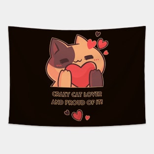 Crazy Cat Lover And Proud Of It - BA02 Tapestry