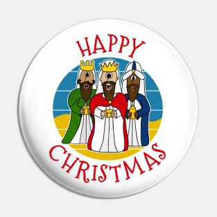 Christmas Nativity Three Wise Men Church Xmas Funny Pin