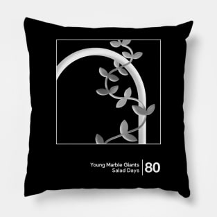 Salad Days / Minimalist Graphic Artwork Design Pillow