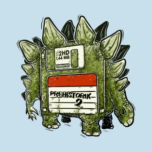 Prehistoric diskette T-Shirt