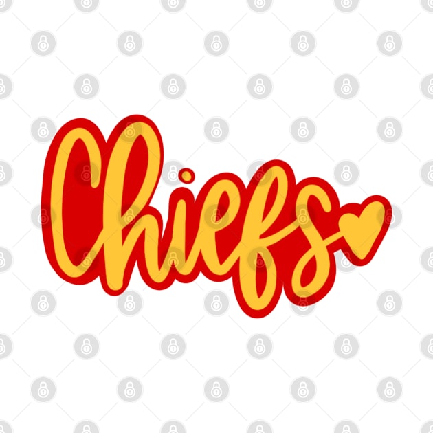 Chiefs Love by Pink Anchor Digital