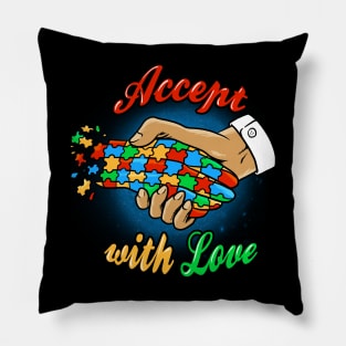 accept with love Pillow