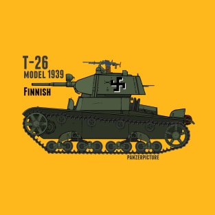 Finnish T-26 Model 1939. T-Shirt