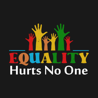 Pride Human Rights Lgbt Equality Hurts No One T-Shirt