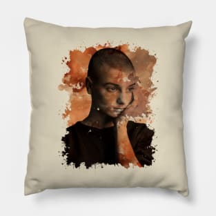 Splash Brown color Sinéad O'Connor Pillow