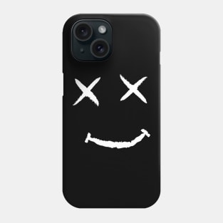 R.I.P. Happy Face Funny White Print Phone Case