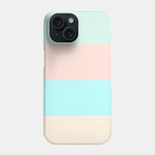 Big Pastel Retro Stripes Phone Case