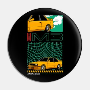 Iconic E30 Sport Car Pin