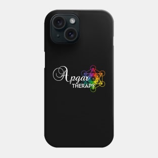 Apgar Therapy RAINBOW & WHT Phone Case