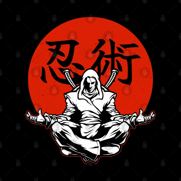 Ninjutsu Ninja Warrior by NicGrayTees