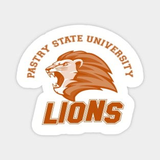 Pastry State University Lions Magnet