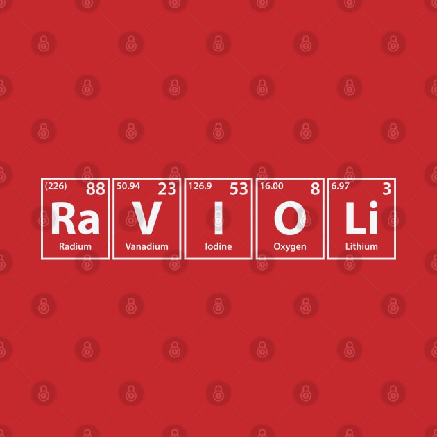 Ravioli (Ra-V-I-O-Li) Periodic Elements Spelling by cerebrands