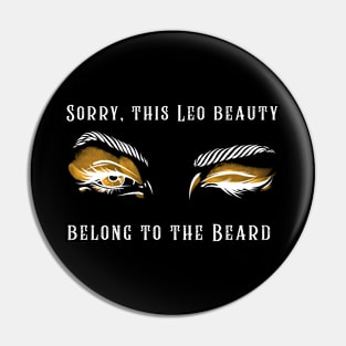 Leo Beauty and the Beard Pin