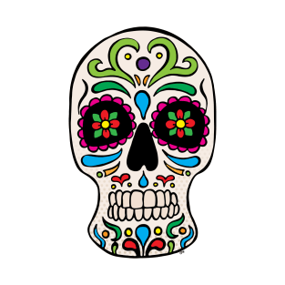 Sugar Skull - White T-Shirt