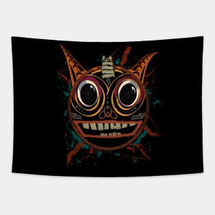 Devil Cat Retro Tapestry