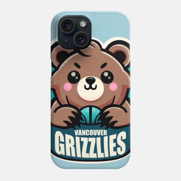 Vancouver Grizzlies Phone Case by AmyNewBlue