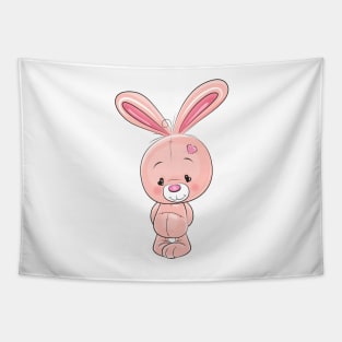 Cute Pink Bunny Tapestry