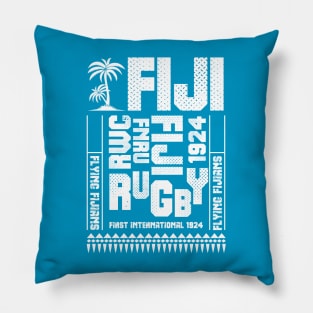 FNRU Fiji Rugby Fan Memorabilia Flying Fijians Pillow