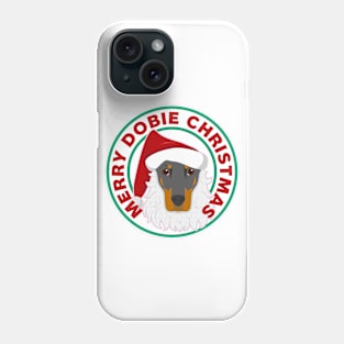 Merry Christmas Doberman Pinscher Phone Case