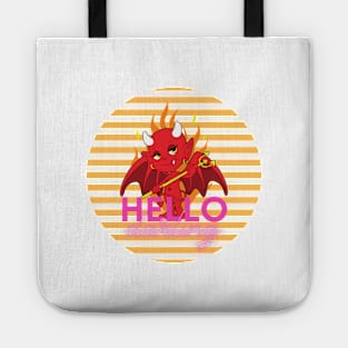 Devil for valentine's day Tote