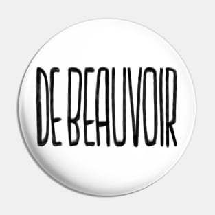 Simone de Beauvoir Pin