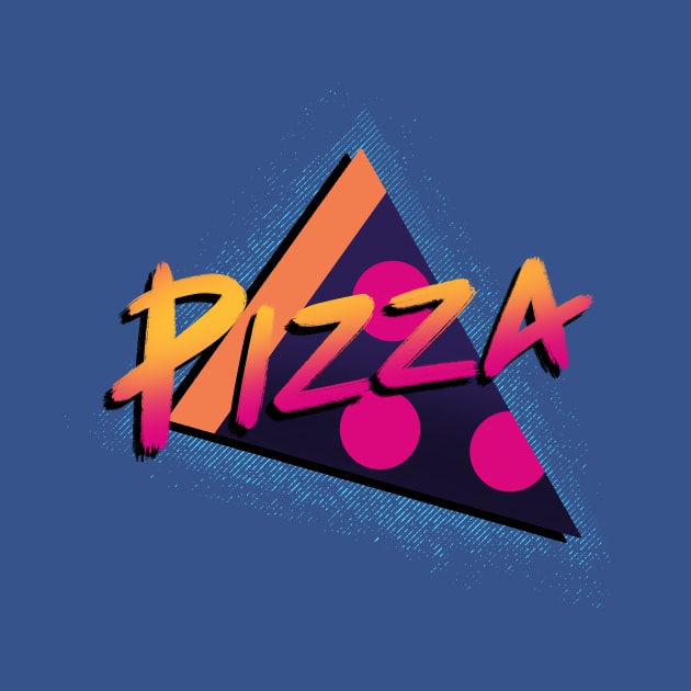 Retro Food - 80s Pizza by aaronsartroom