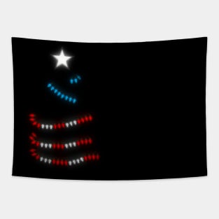 Christmas Lights Puerto Rico Tapestry