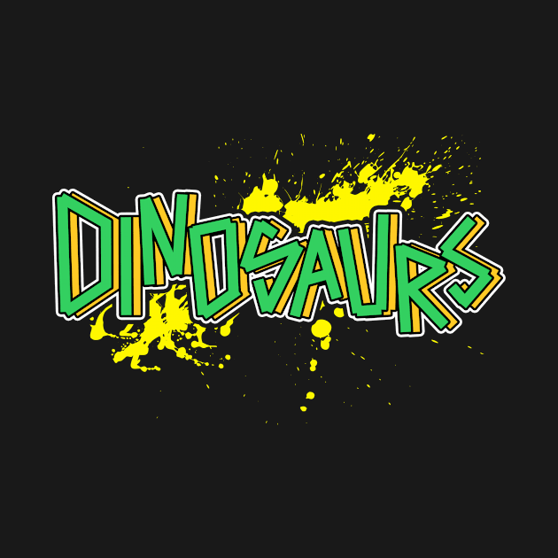 dinosaurs text by SplashDesign